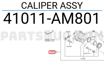 Nissan 41011AM801 CALIPER ASSY