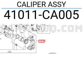 Nissan 41011CA005 CALIPER ASSY