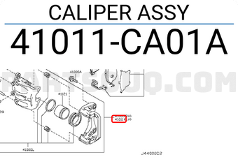 Nissan 41011CA01A CALIPER ASSY