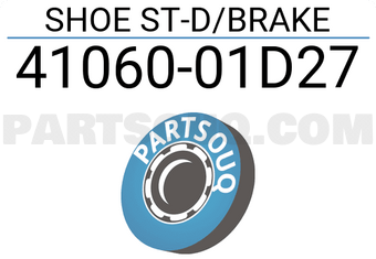 Nissan 4106001D27 SHOE ST-D/BRAKE