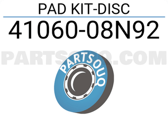 Nissan 4106008N92 PAD KIT-DISC