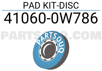 Nissan 410600W786 PAD KIT-DISC