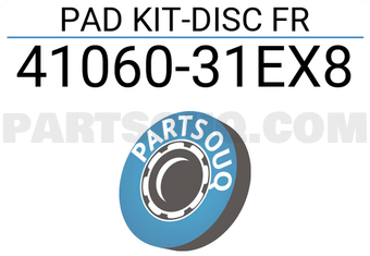 Nissan 4106031EX8 PAD KIT-DISC FR