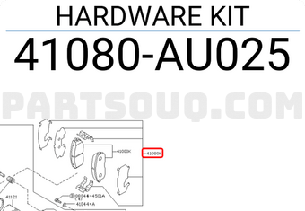 Nissan 41080AU025 HARDWARE KIT