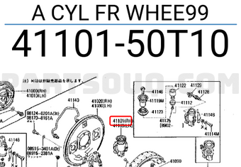 Nissan 4110150T10 A CYL FR WHEE99