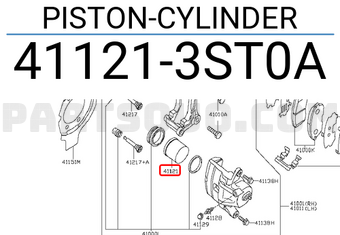 Nissan 411213ST0A PISTON-CYLINDER