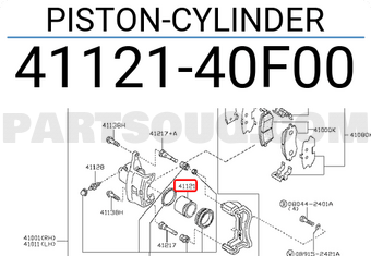 Nissan 4112140F00 PISTON-CYLINDER