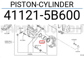 Nissan 411215B600 PISTON-CYLINDER