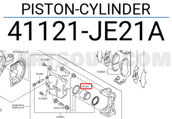 Nissan 41121JE21A PISTON-CYLINDER