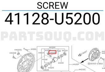 Nissan 41128U5200 SCREW
