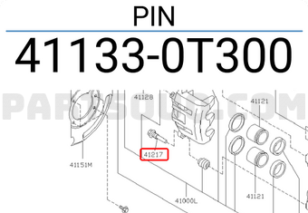 Nissan 411330T300 PIN