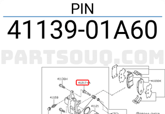 Nissan 4113901A60 PIN