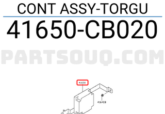 Nissan 41650CB020 CONT ASSY-TORGU
