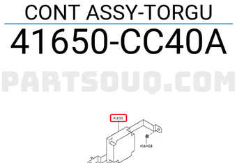 Nissan 41650CC40A CONT ASSY-TORGU