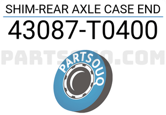 Nissan 43087T0400 SHIM-REAR AXLE CASE END