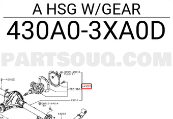 Nissan 430A03XA0D A HSG W/GEAR