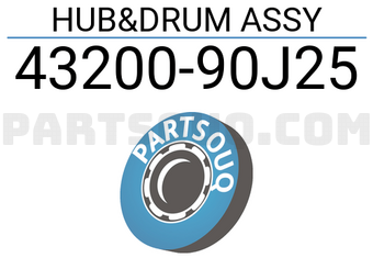 Nissan 4320090J25 HUB&DRUM ASSY