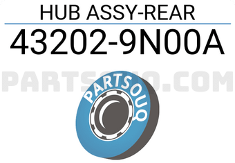 Nissan 432029N00A HUB ASSY-REAR