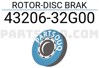 Nissan 4320632G00 ROTOR-DISC BRAK