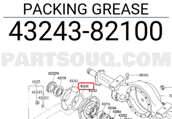 Nissan 4324382100 PACKING GREASE