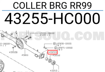 Nissan 43255HC000 COLLER BRG RR99