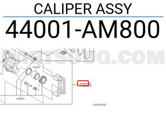 Nissan 44001AM800 CALIPER ASSY