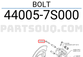Nissan 440057S000 BOLT