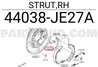 Nissan 44038JE27A STRUT,RH
