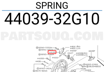 Nissan 4403932G10 SPRING