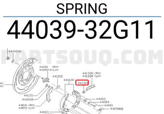 Nissan 4403932G11 SPRING
