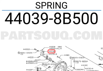 Nissan 440398B500 SPRING