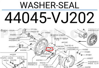 Nissan 44045VJ202 WASHER-SEAL