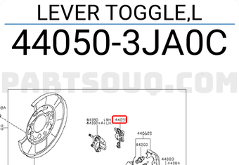 Nissan 440503JA0C LEVER TOGGLE,L