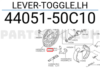 Nissan 4405150C10 LEVER-TOGGLE,LH