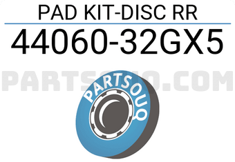 Nissan 4406032GX5 PAD KIT-DISC RR