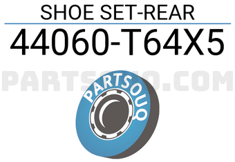 Nissan 44060T64X5 SHOE SET-REAR