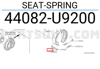 Nissan 44082U9200 SEAT-SPRING