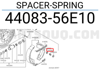Nissan 4408356E10 SPACER-SPRING