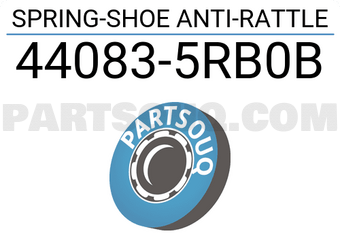 Nissan 440835RB0B SPRING-SHOE ANTI-RATTLE