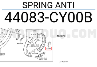Nissan 44083CY00B SPRING ANTI