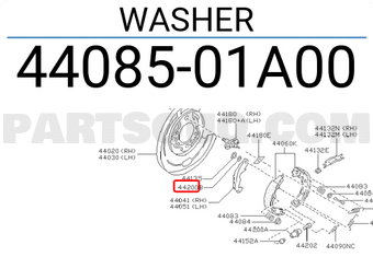 Nissan 4408501A00 WASHER