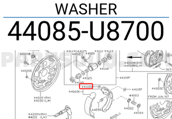 Nissan 44085U8700 WASHER