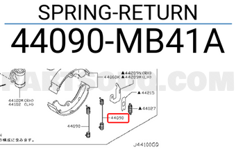 Nissan 44090MB41A SPRING-RETURN