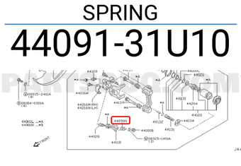 Nissan 4409131U10 SPRING