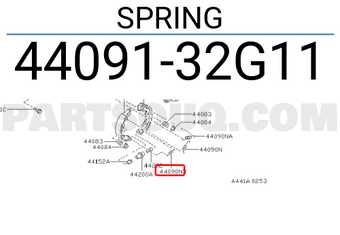 Nissan 4409132G11 SPRING
