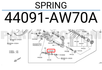 Nissan 44091AW70A SPRING