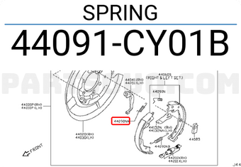 Nissan 44091CY01B SPRING