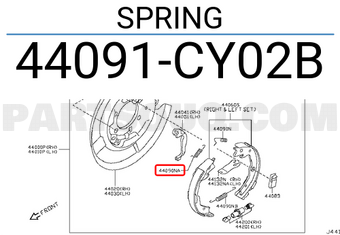 Nissan 44091CY02B SPRING