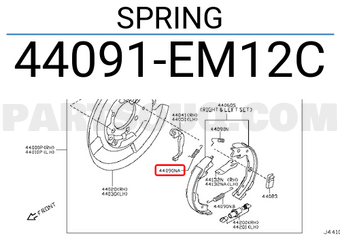 Nissan 44091EM12C SPRING