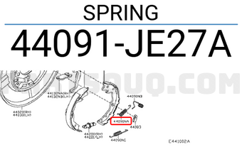 Nissan 44091JE27A SPRING